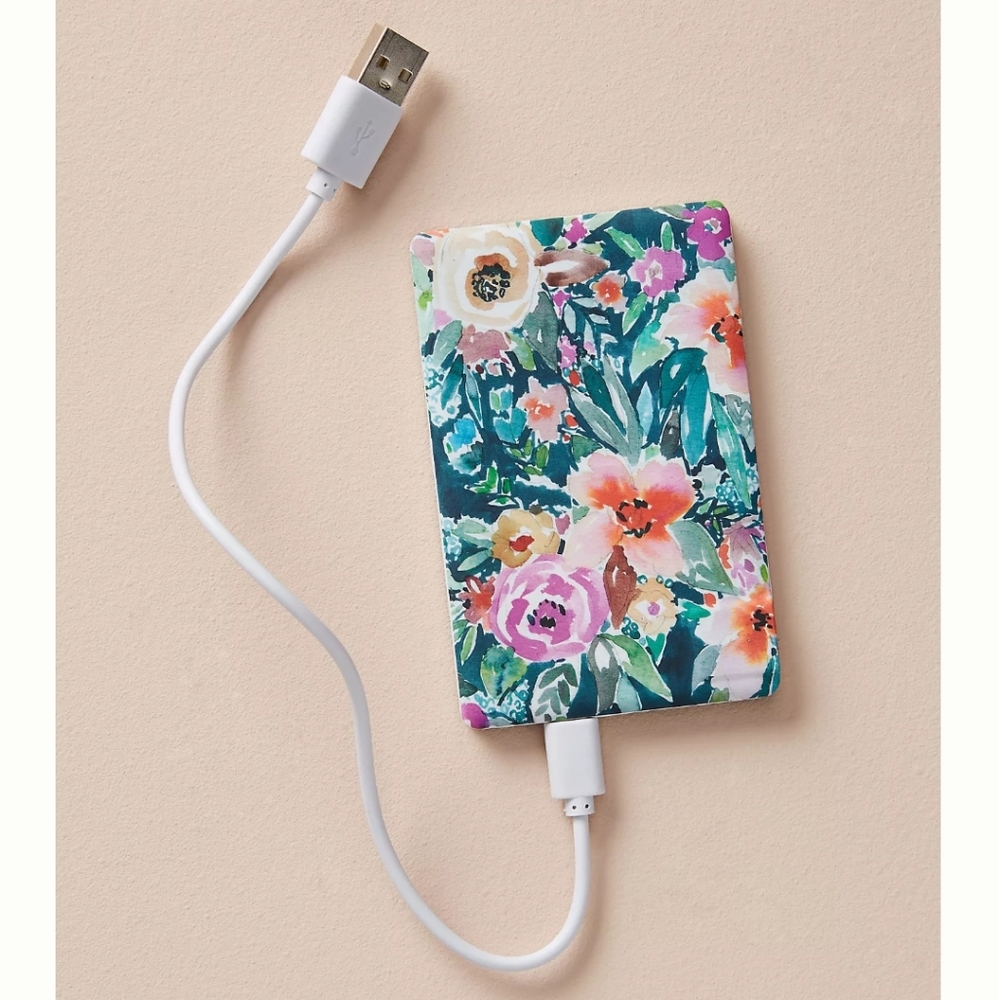 NIB Anthropologie Wild At Heart Power Charger